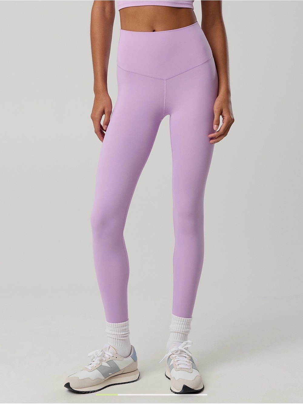 OFFLINE by Aerie Lavender High Rise 7/8 Leggings Small Lilac Yoga Workout EUC